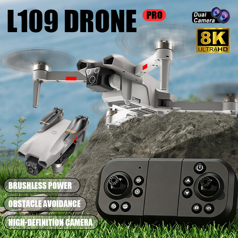 Drone Gimbal 2 Axis - NOVO Drone L017 Pro Brushless com