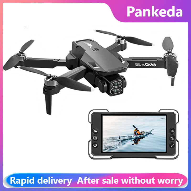 Drone Gimbal Brushless - Drone com Câmera M10, Controle Remoto