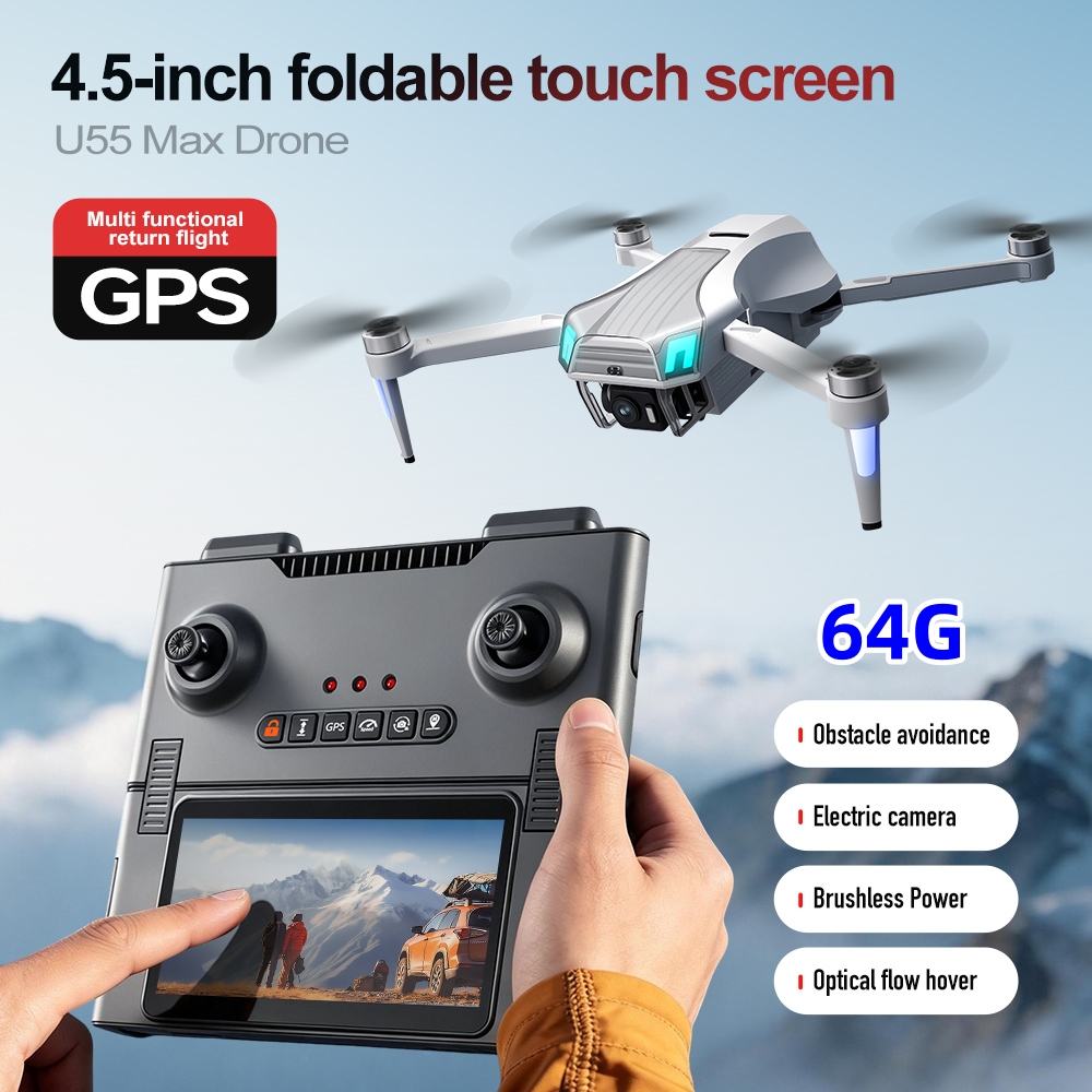 Drone Profissional NCZOBOE U55 - Drone Gimbal 2 Axis avaliação e preço