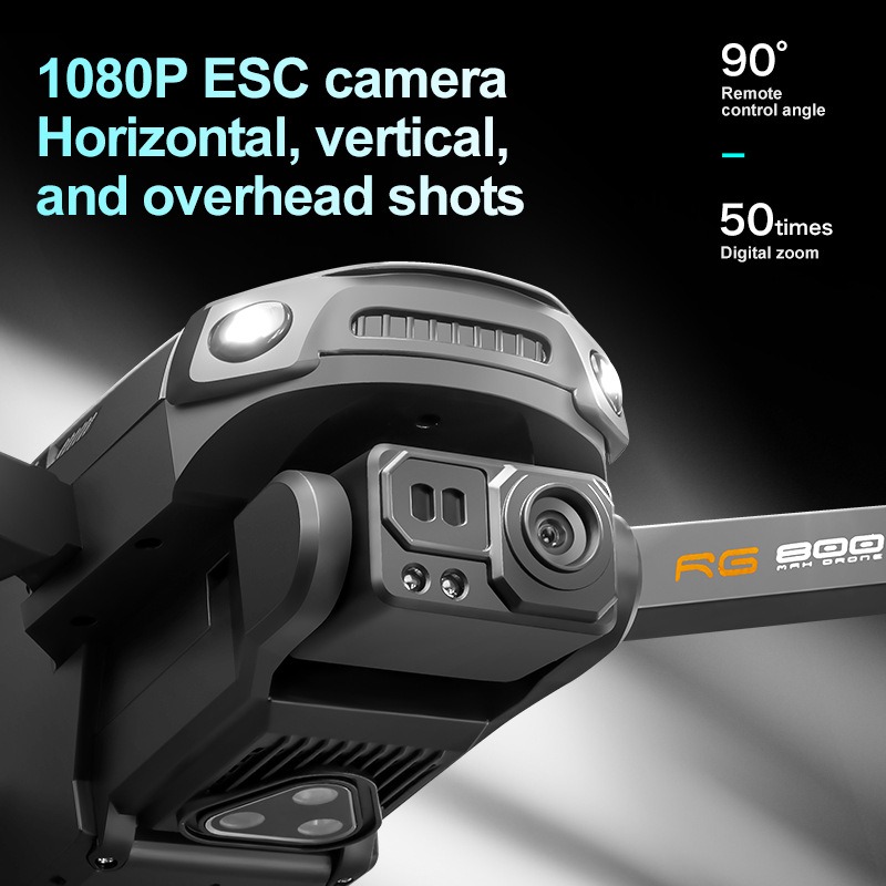 Novo drone rg800 max 1080p câm - Drone Gimbal Brushless avaliação e preço