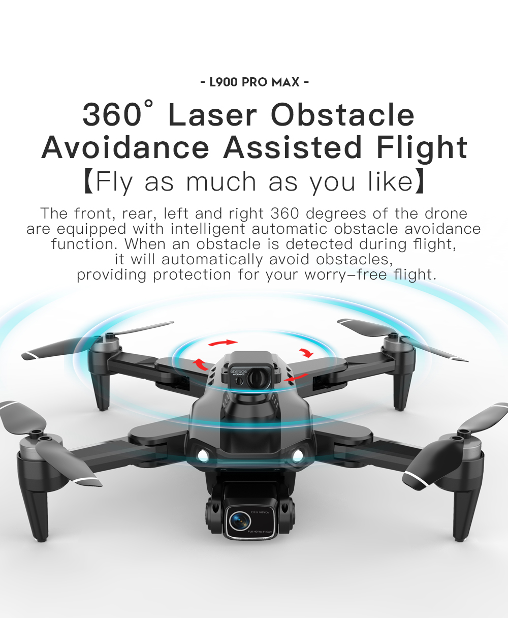 Lyrc l900 pro max laser evitar - Drone Gimbal 2 Axis avaliação e preço