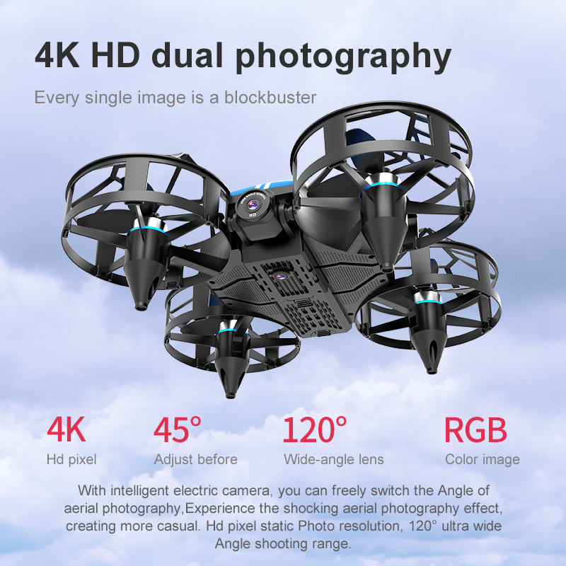 NEW Mini Drone 812PRO professi - Drone Gimbal Brushless avaliação e preço